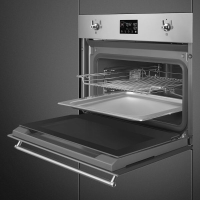Smeg SO4302S3X  horno de vapor combinado encastrable h 45cm acero inoxidable