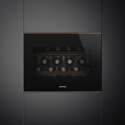 Smeg CVI621NR3 Dolce stil novo  Cave à vin encastrable à partir de h 45 cm noir