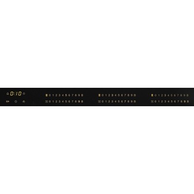 Plaque de cuisson à induction Miele km 7575 fl 80 cm vitrocéramique noire