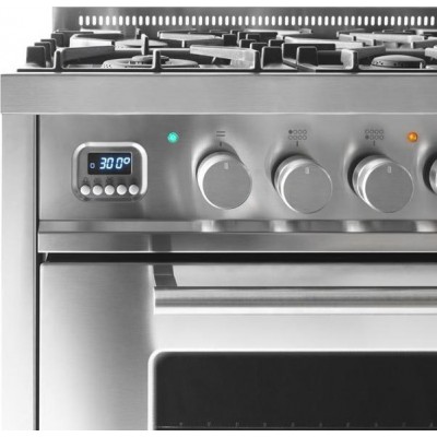 Ilve p07w Professional Plus 70cm stainless steel gas countertop cooker