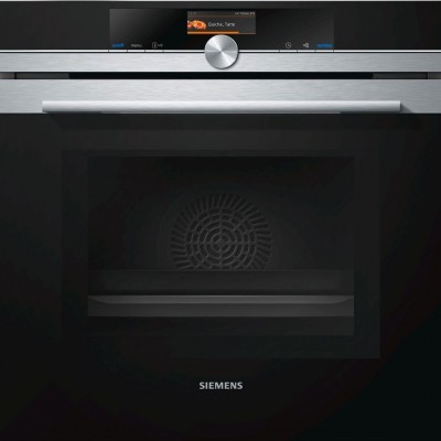 Siemens hm676g0S6 Iq700 combined pyrolytic microwave oven 60 cm black