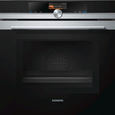 Siemens hm676g0S6 Iq700 horno microondas pirolítico combinado 60 cm negro