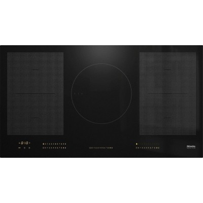 Miele km 7594 fl placa de inducción 90 cm negro vitrocerámica