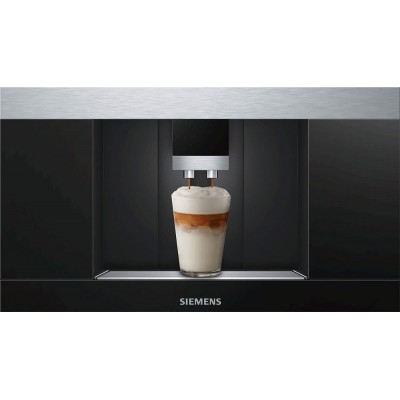 Siemens ct636les6 iq700 cafetera empotrable h 45 cm negra