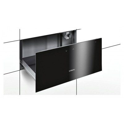Siemens bI630dns1 Iq700 tiroir chauffant h 29 cm verre noir