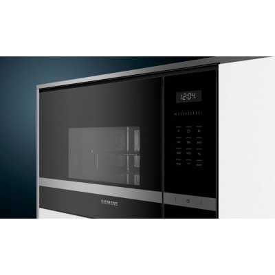 Siemens be555lms0 horno microondas empotrable + grill h 38 cm negro