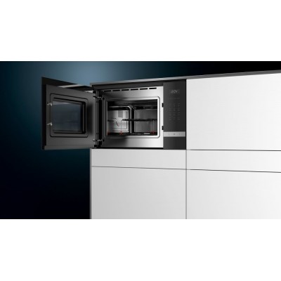 Siemens be555lms0 built-in microwave oven + grill h 38 cm black