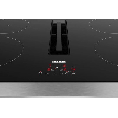 Siemens eh811be15e iq300 induction hob with integrated hood 80 cm