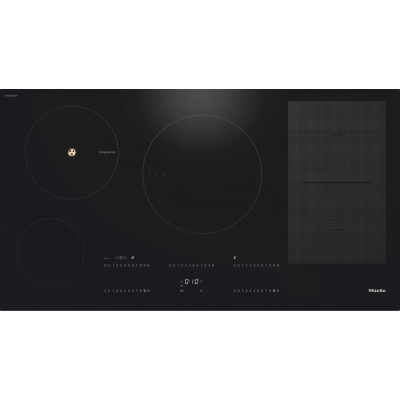 Plaque de cuisson à induction Miele km 7899 fl 90 cm vitrocéramique noire