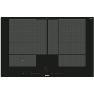 Placa de inducción Siemens ex801lyc1e iq700 80 cm vitrocerámica negra