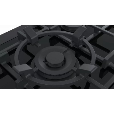 Siemens er7a6rd70 iq700 Gaskochfeld 75 cm, schwarze Glaskeramik