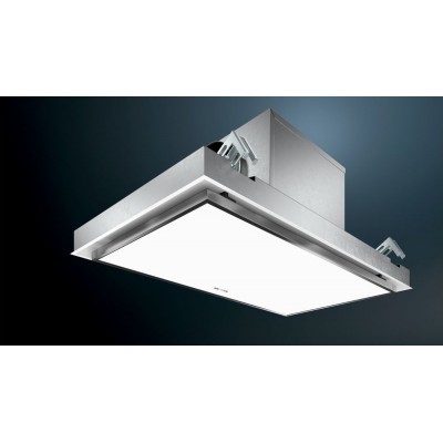 Okap sufitowy do zabudowy Siemens lr99cqs20 iq700 90 cm biały