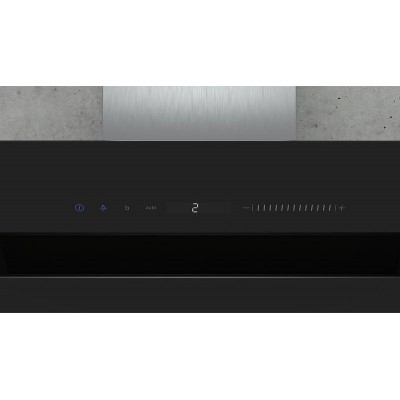 Okap ścienny skośny Siemens lc98klv60 iq500 90cm z czarnym szkłem