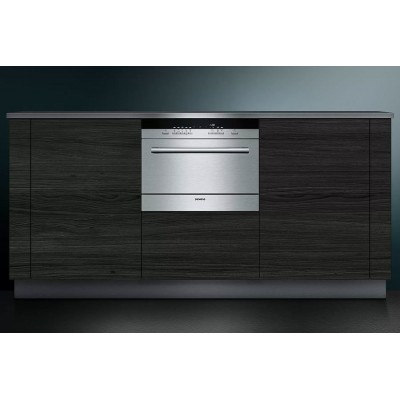Zmywarka Siemens sk75m522eu wys. 45 cm kompaktowa do zabudowy częściowo ukryta ze stali nierdzewnej