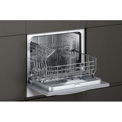 Zmywarka Siemens sk75m522eu wys. 45 cm kompaktowa do zabudowy częściowo ukryta ze stali nierdzewnej