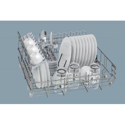 Zmywarka Siemens sk75m522eu wys. 45 cm kompaktowa do zabudowy częściowo ukryta ze stali nierdzewnej