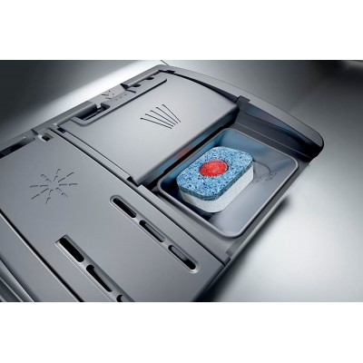 Siemens sk75m522eu kompakter eingebauter, teilweise verschwindender Geschirrspüler aus Edelstahl, H 45 cm