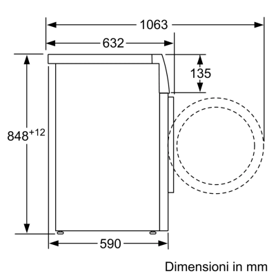 Pralka Siemens wm16xmh1it 10kg biała