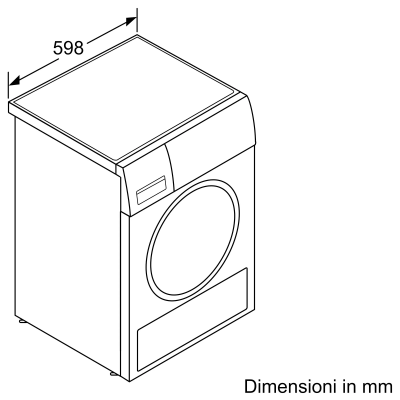 Suszarka z pompą ciepła Siemens wq45g2a0it 9 kg biała