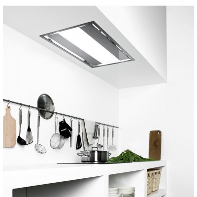 Falmec cloud led built-in ceiling hood 90 cm stainless steel