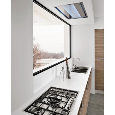Falmec Cloud LED-Einbau-Deckenhaube 90 cm aus Edelstahl