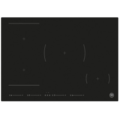 Bertazzoni p784i1m30nv placa de inducción 80 cm negra