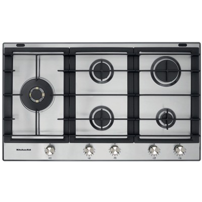 Kitchenaid KHWL 942  plaque de cuisson au gaz 86 cm en acier inoxydable