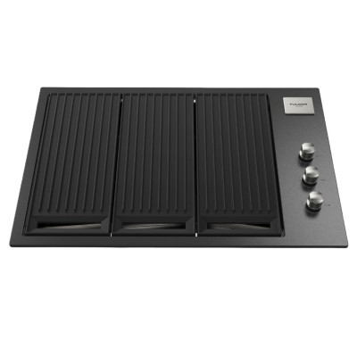 Fulgor fobq 803 mbk professioneller Einbau-Gasgrill 83 cm schwarz