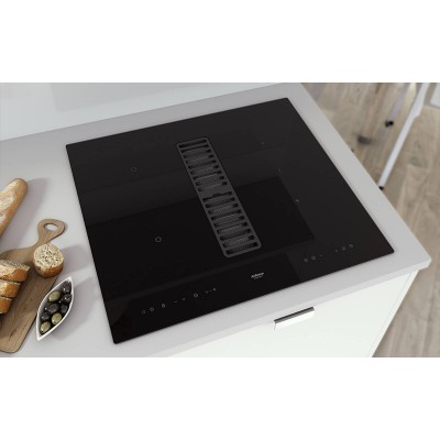 Airforce  Baby Induction hob central extractor integrated hood 60 cm