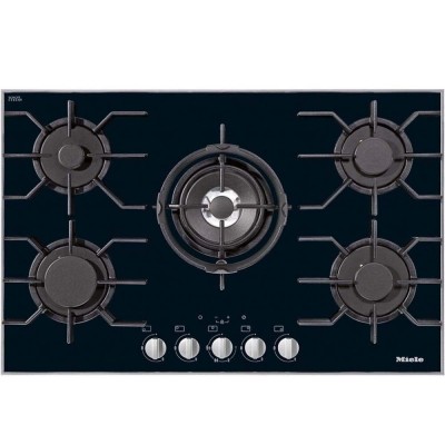 Płyta gazowa Miele km 3034-1 g 80 cm z czarną ceramiką szklaną