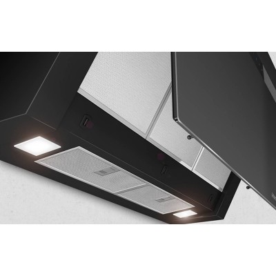 Airforce v4  Wall mounted hood vent 60cm black glass