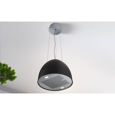 Airforce New Moon  Island hood vent circular 45cm black