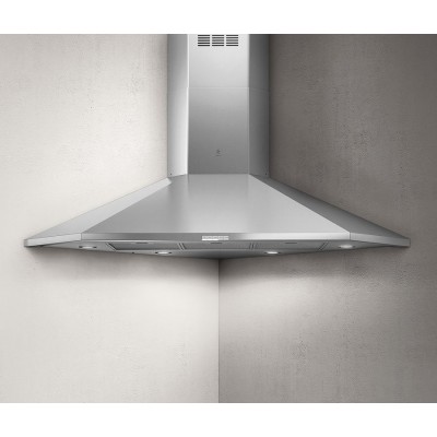 Elica Acuta hotte d'angle 100 cm en acier inoxydable