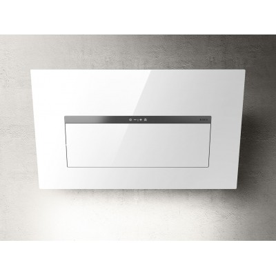 Elica Bloom-s  Wall mounted hood vent 85cm white glass