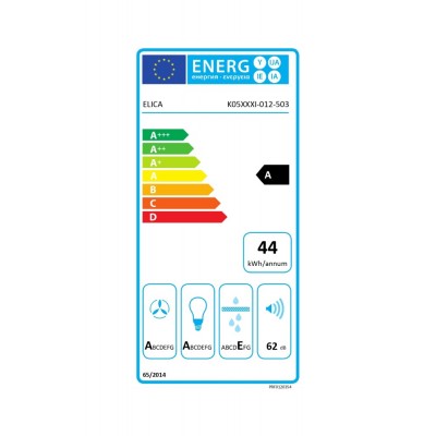 Elica Easy ux hotte îlot 50 cm acier inoxydable