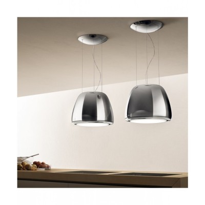 Elica Edith island hood 50 cm polished stainless steel