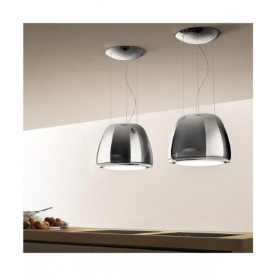 Elica Edith  Island hood vent 50cm polished stainless steel