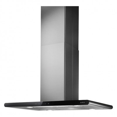 Elica Galaxy isla campana isla 90 cm acero inoxidable + cristal negro