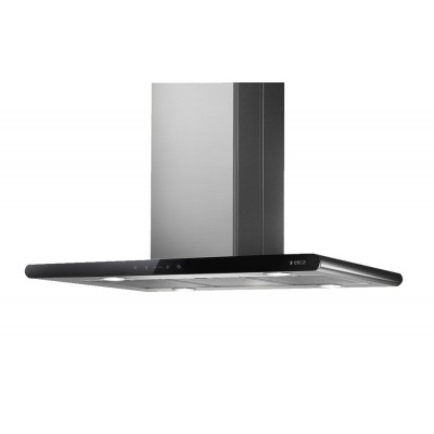 Elica Galaxy island hood island 90 cm stainless steel + black glass