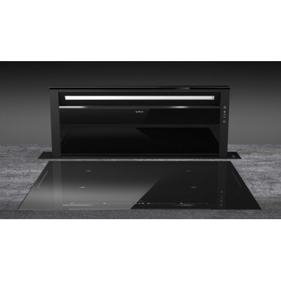 Elica Get up campana extractora descendente 90 cm negro