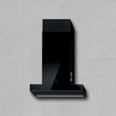 Elica Haiku wall hood 60 cm black glass