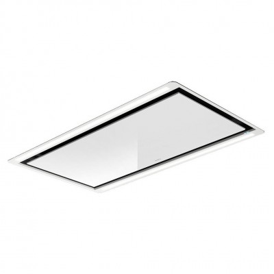 Elica Hilight glass  campana encastrable techo 100 cm h 30 blanco