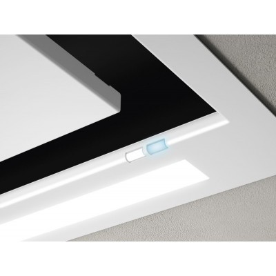 Elica Hilight glass built-in ceiling hood 100 cm h 30 white