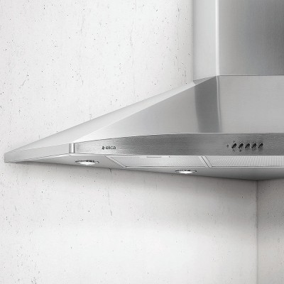 Elica Hydra corner wall hood 100 cm stainless steel