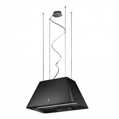 Elica Ikona campana isla ligera 60 cm negro