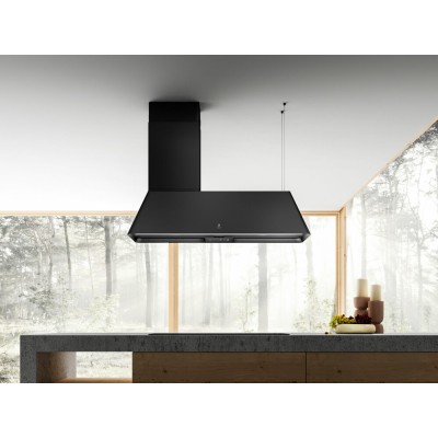 Elica Ikona maxxi pure island hood 120 cm black