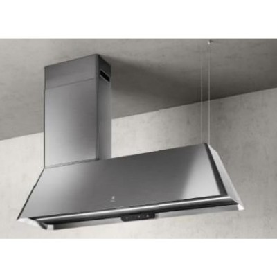Elica Ikona maxxi pure hotte îlot 120 cm acier inoxydable