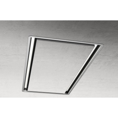 Einbau-Deckenhaube Elica Illusion Farbe 100 cm H 16 Edelstahl + abdeckbar