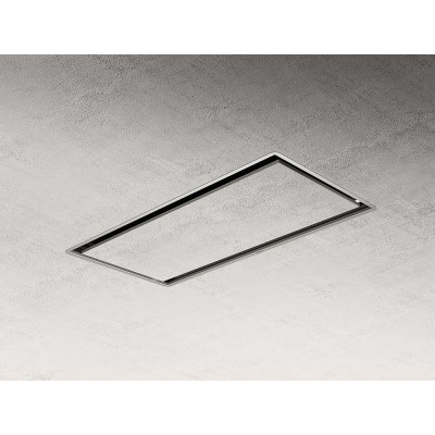 Einbau-Deckenhaube Elica Illusion Farbe 100 cm H 16 Edelstahl + abdeckbar