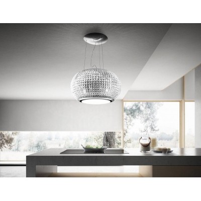 Elica Interstellar  Island hood vent 65 cm stainless steel + glass